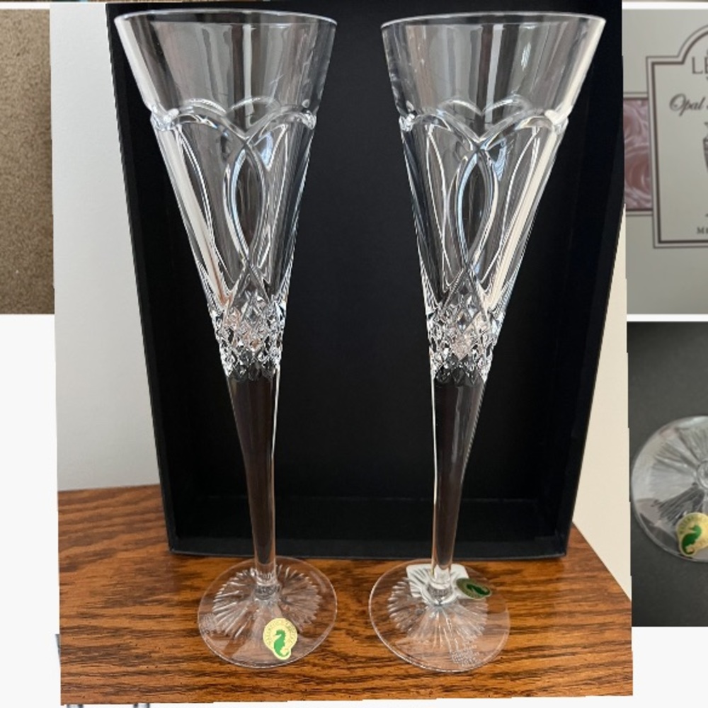 Waterford Times Square Ball collection champagne flutes